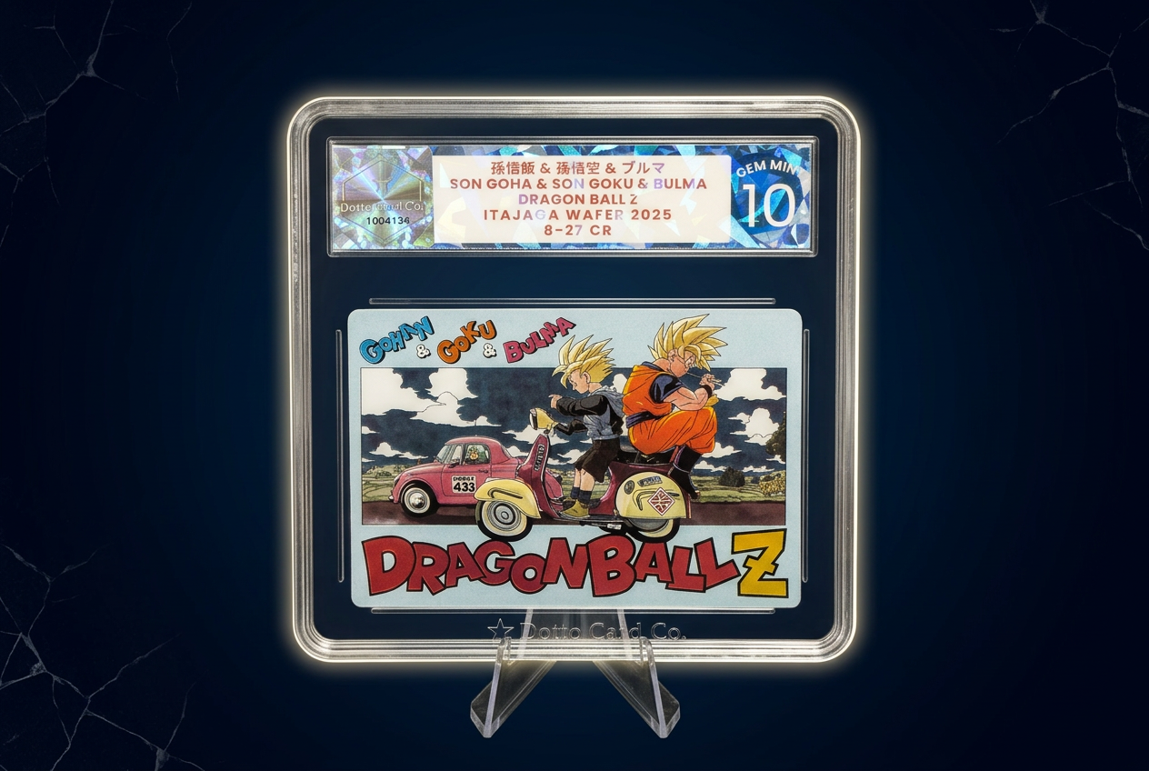 Dotto horizontal Dragon Ball Z slab with a Gem Mint 10 label